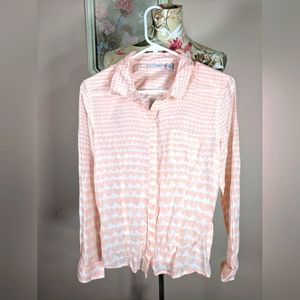 10/$10 Halogen Silk Blend Hearts Top